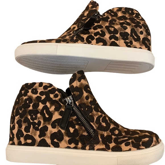 Madden Girl Cheetah Zip-up Ankle Shoes 7.5 - Picture 6 of 11